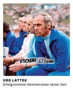 Sticker Udo Lattek - 11 Freunde - Fussball Klassiker - Juststickit