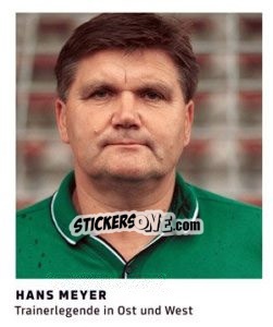 Cromo Hans Meyer - 11 Freunde - Fussball Klassiker - Juststickit