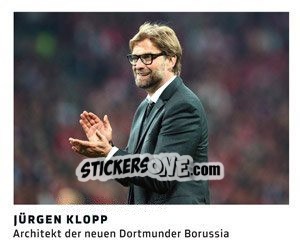 Sticker Jürgen Klopp - 11 Freunde - Fussball Klassiker n. 36 - Juststickit