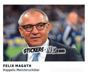 Cromo Felix Magath - 11 Freunde - Fussball Klassiker - Juststickit