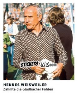 Sticker Hennes Weisweiler - 11 Freunde - Fussball Klassiker n. 40 - Juststickit