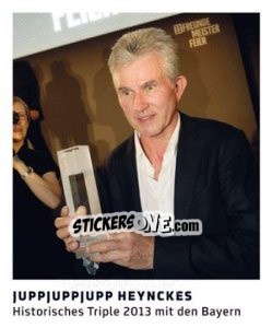 Cromo Jupp Heynckes - 11 Freunde - Fussball Klassiker - Juststickit