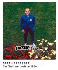 Cromo Sepp Herberger - 11 Freunde - Fussball Klassiker - Juststickit