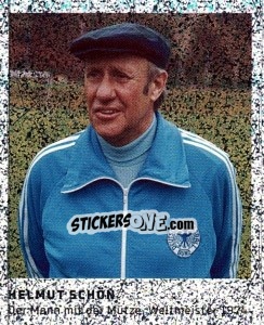 Sticker Helmut Schön - 11 Freunde - Fussball Klassiker - Juststickit