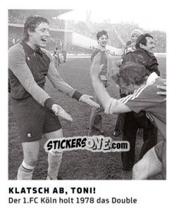 Sticker Klatsch ab, Toni!