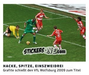 Sticker Hacke, Spitze, einszweidrei - 11 Freunde - Fussball Klassiker n. 47 - Juststickit