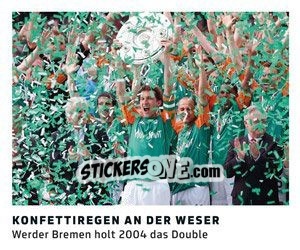 Sticker Konfettiregen An De Weser - 11 Freunde - Fussball Klassiker n. 50 - Juststickit