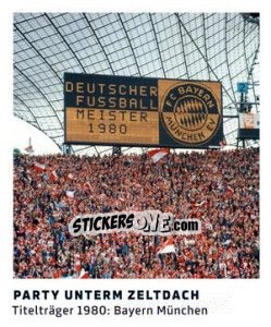 Sticker Party unterm Zeltdach - 11 Freunde - Fussball Klassiker n. 51 - Juststickit