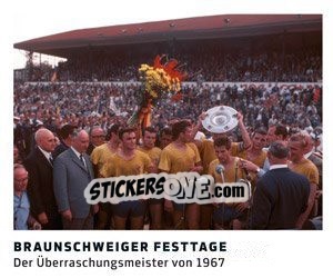 Sticker Braunschweiger Festtage - 11 Freunde - Fussball Klassiker - Juststickit