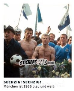 Sticker Sechzig sechzig! - 11 Freunde - Fussball Klassiker - Juststickit