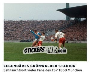 Figurina Legendäres Grünwalder Stadion - 11 Freunde - Fussball Klassiker - Juststickit