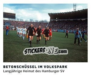 Sticker Betonschüssel im Volkspark - 11 Freunde - Fussball Klassiker n. 60 - Juststickit