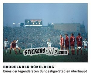 Sticker Brodelnder Bökelberg - 11 Freunde - Fussball Klassiker - Juststickit