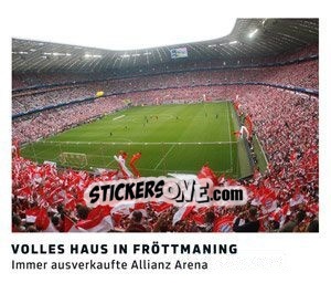Sticker Volles Haus in Fröttmaning - 11 Freunde - Fussball Klassiker - Juststickit