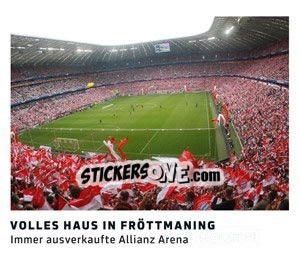 Sticker Volles Haus in Fröttmaning - 11 Freunde - Fussball Klassiker n. 64 - Juststickit