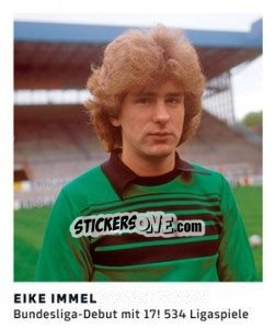 Figurina Eike Immel - 11 Freunde - Fussball Klassiker - Juststickit