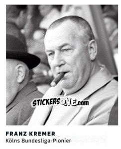 Sticker Franz Kremer - 11 Freunde - Fussball Klassiker - Juststickit