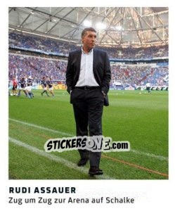 Cromo Rudi Assauer - 11 Freunde - Fussball Klassiker - Juststickit