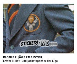 Sticker Pionier Jägermeister - 11 Freunde - Fussball Klassiker n. 108 - Juststickit