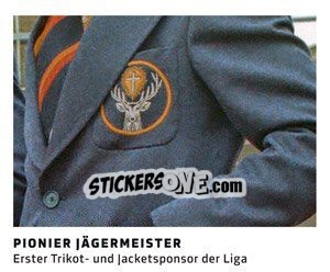 Sticker Pionier Jägermeister - 11 Freunde - Fussball Klassiker - Juststickit