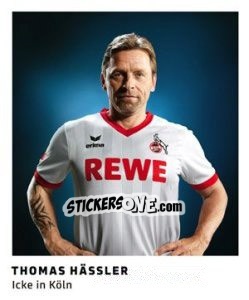 Sticker Thomas Hässler - 11 Freunde - Fussball Klassiker - Juststickit