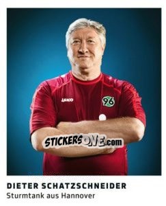 Sticker Dieter Schatzschneider - 11 Freunde - Fussball Klassiker n. 112 - Juststickit