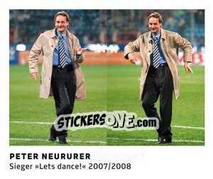 Cromo Peter Neururer - 11 Freunde - Fussball Klassiker - Juststickit