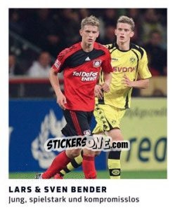 Sticker Lars / Sven Bender - 11 Freunde - Fussball Klassiker n. 130 - Juststickit