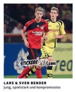 Cromo Lars / Sven Bender - 11 Freunde - Fussball Klassiker - Juststickit