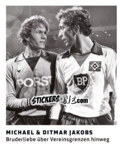 Figurina Michael / Ditmar Jakobs - 11 Freunde - Fussball Klassiker - Juststickit