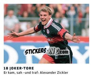 Sticker 18 Joker-Tore - 11 Freunde - Fussball Klassiker - Juststickit