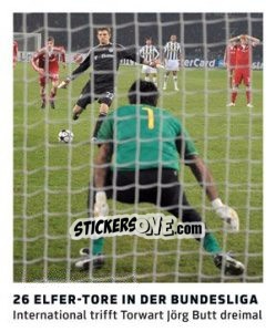 Cromo 26 Elfer-Tore in der Bundesliga - 11 Freunde - Fussball Klassiker - Juststickit