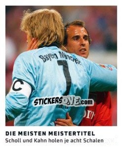 Sticker Die Meisten Meistertitel Kahn