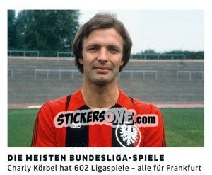 Figurina Die Meisten Bundesliga-Spiele - 11 Freunde - Fussball Klassiker - Juststickit