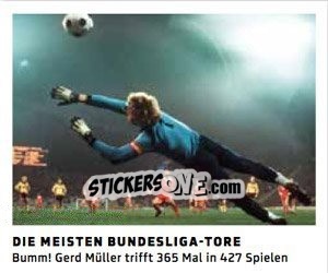 Figurina Die Meisten Bundesliga-Tore - 11 Freunde - Fussball Klassiker - Juststickit