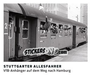 Sticker Stuttgarter Allesfahrer - 11 Freunde - Fussball Klassiker - Juststickit