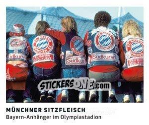 Sticker Münchner Sitzfleisch - 11 Freunde - Fussball Klassiker - Juststickit