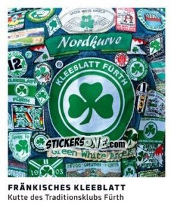 Sticker Fränkisches Kleeblatt - 11 Freunde - Fussball Klassiker - Juststickit