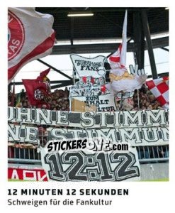 Sticker 12 Minuten 12 Sekunden - 11 Freunde - Fussball Klassiker - Juststickit