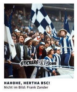 Sticker Hahohe, Hertha BSC! - 11 Freunde - Fussball Klassiker n. 161 - Juststickit