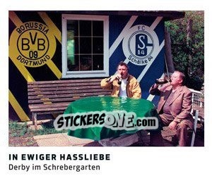 Sticker In ewiger Hassliebe - 11 Freunde - Fussball Klassiker - Juststickit