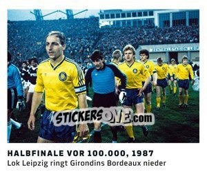 Sticker Halbfinale vor 100000, 1987 - 11 Freunde - Fussball Klassiker n. 166 - Juststickit