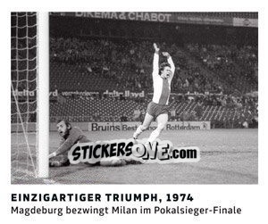 Sticker Einzigartiger Triumph, 1974 - 11 Freunde - Fussball Klassiker - Juststickit