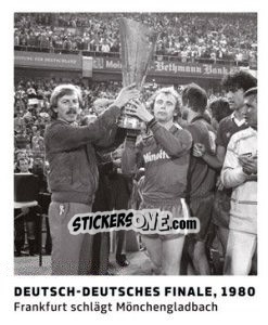 Cromo Deutsch-Deutsches Finale, 1980 - 11 Freunde - Fussball Klassiker - Juststickit