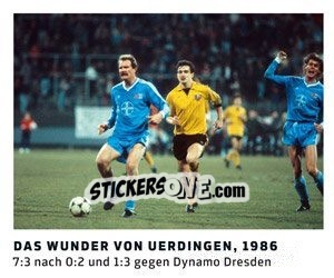 Cromo Das wunder von Uerdingen, 1986 - 11 Freunde - Fussball Klassiker - Juststickit