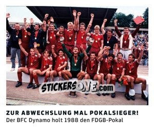 Figurina Zur Abwechslung mal Pokalsieger! - 11 Freunde - Fussball Klassiker - Juststickit