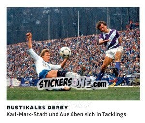 Sticker Rustikales Derby - 11 Freunde - Fussball Klassiker - Juststickit