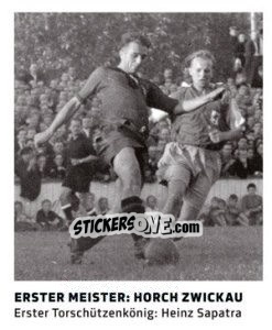 Sticker Erster Meister: Horch Zwickau - 11 Freunde - Fussball Klassiker n. 184 - Juststickit