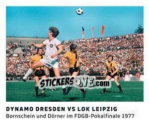 Sticker Dynamo Dresden vs Lok Leipzig - 11 Freunde - Fussball Klassiker n. 186 - Juststickit