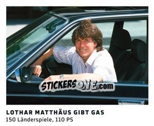 Figurina Lothar Matthäus gibt Gas